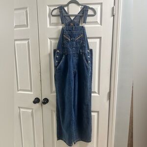 Route 66 Denim Overalls Size Medium